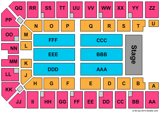 Ector County Coliseum Seating Chart